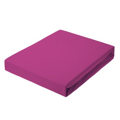 Jersey bed sheet with elastic band in violet ( 39 ) Dream Line