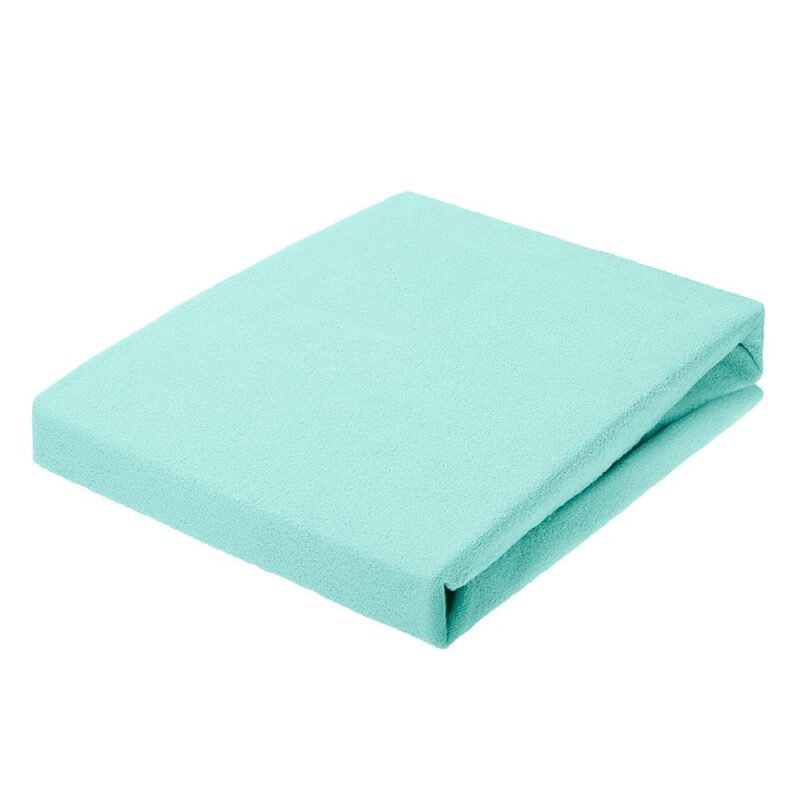 Tissu éponge avec élastique, turquoise ( 43 ) Dream Line