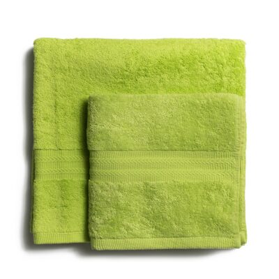 Ręcznik kąpielowy bawełniany 550 g/m2 gruby splot, zielony