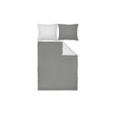 Maco-Jersey Bedding Two-coloured (grey-white 34c). 3-part set - Dream Line