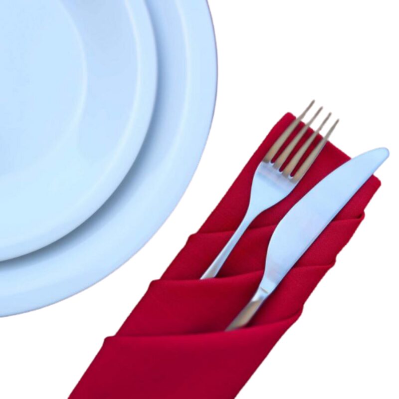 Serviettes de banquet - Coton-Polyester - Set - Couleurs