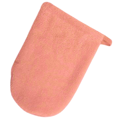 Serviette de bain - tissu éponge - orange vif ( 1 )