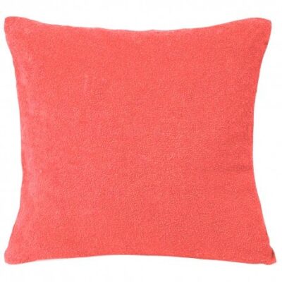 Terry pillowcase - Dream Line - 40 x 40 cm - Coral