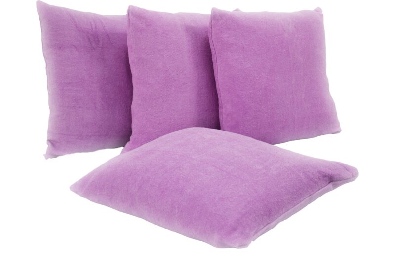 Terry pillowcase - Dream Line - 40 x 40 cm - Purple