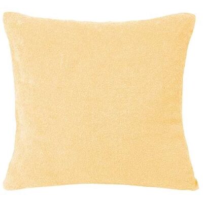 Terry pillowcase - Dream Line - 40 x 40 cm - Light yellow