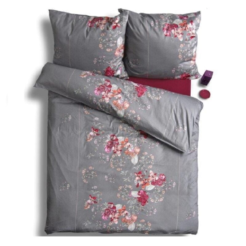 Linge de lit en satin de coton - motif 18 413/3 - Andropol