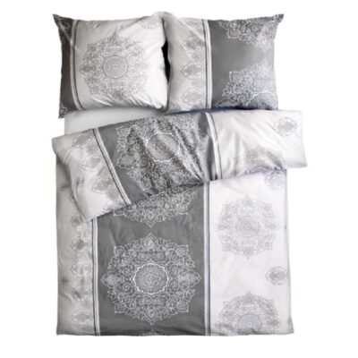 Linge de lit en satin de coton - motif 18 473/3 - Andropol