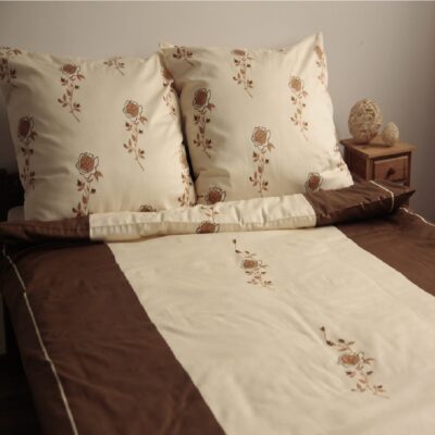 Linge de lit en satin de coton - motif 17576/3 - Andropol