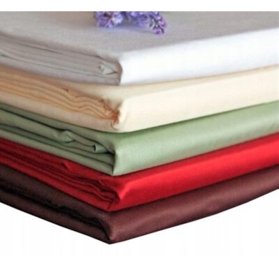 Drap de Lit en Satin de Coton - Marron